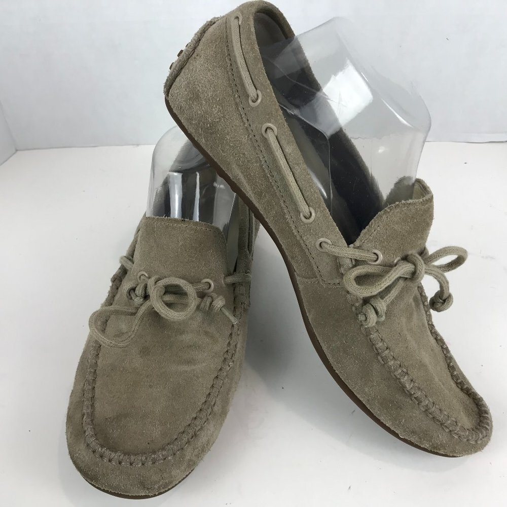Cole Haan tan suede leather driving moccasins US 9M